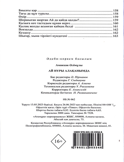 Ай нұры алақанымда